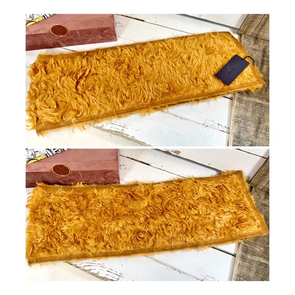 |SOLD| Prada Mohair Wrap/Shawl in Camel Brown - Picture 8 of 9